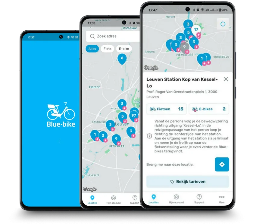 Blue-bike app