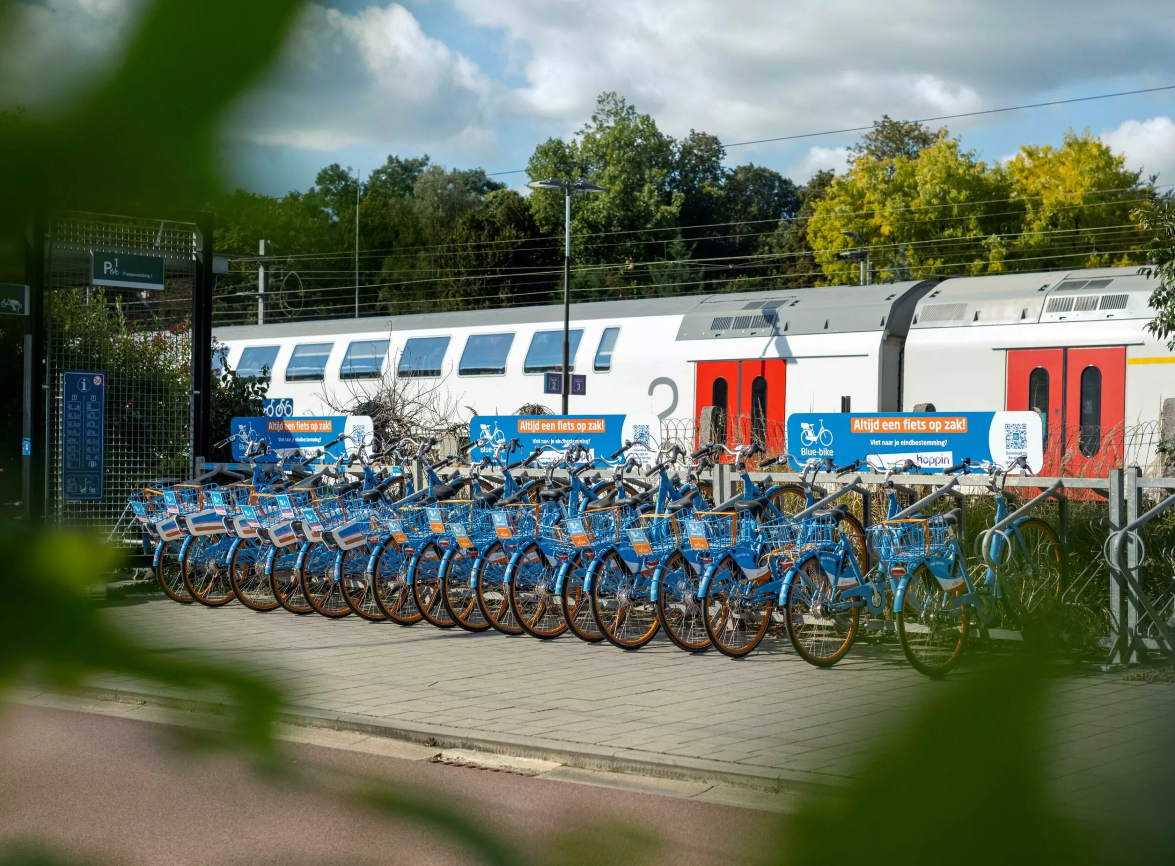 Blue-bike in Vervoerregio Gent