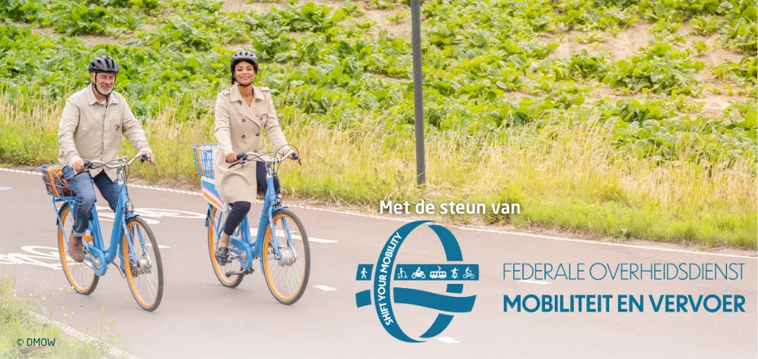 Blue-bike met de steun van Federale Overheid - Shift your Mobility