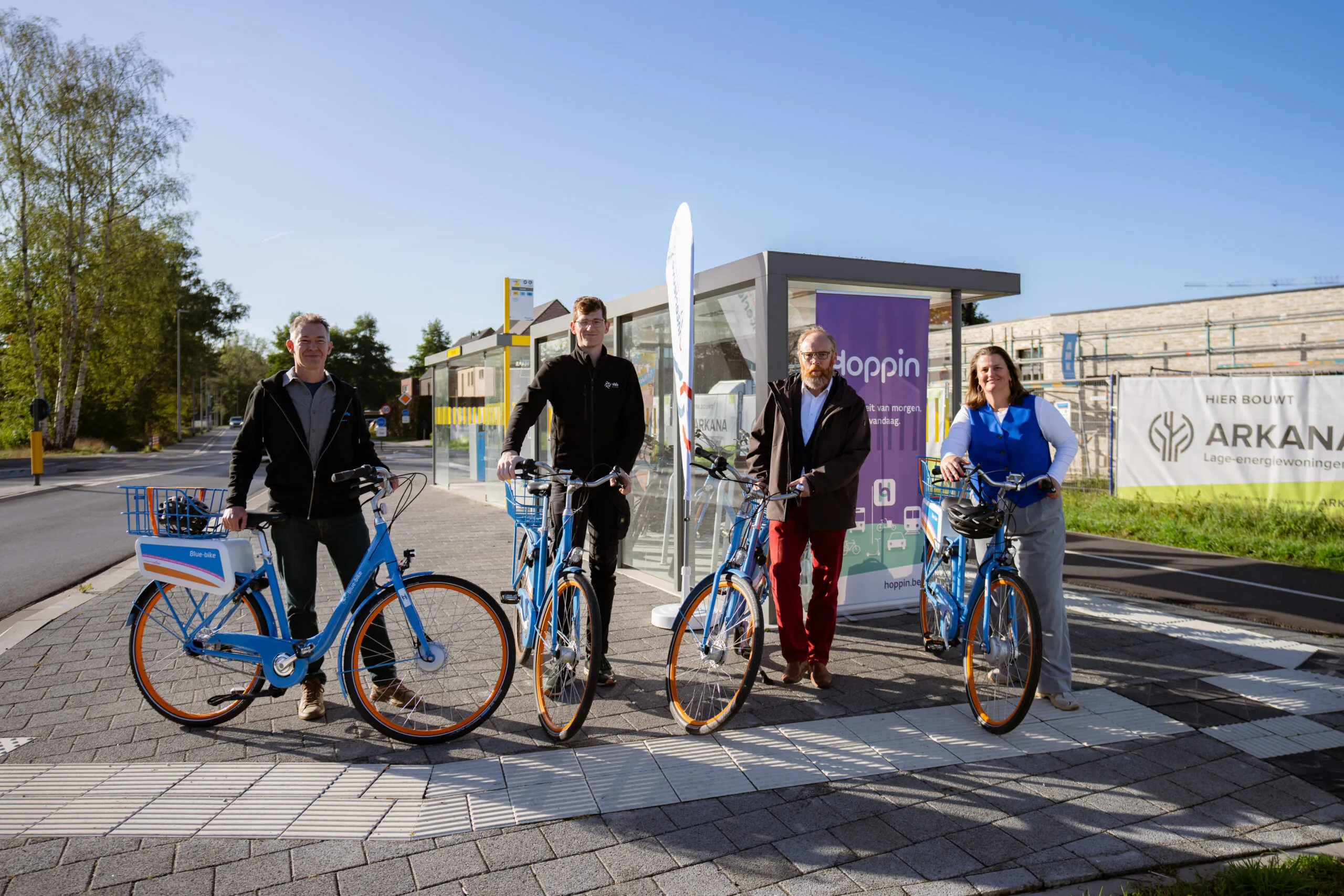 Blue-bike Hoppinpunt Werchter Rotonde